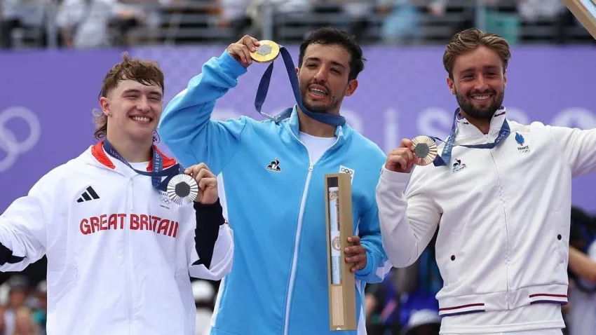 “Maligno” Torres sumó la primera medalla de oro para la delegación argentina en París 2024