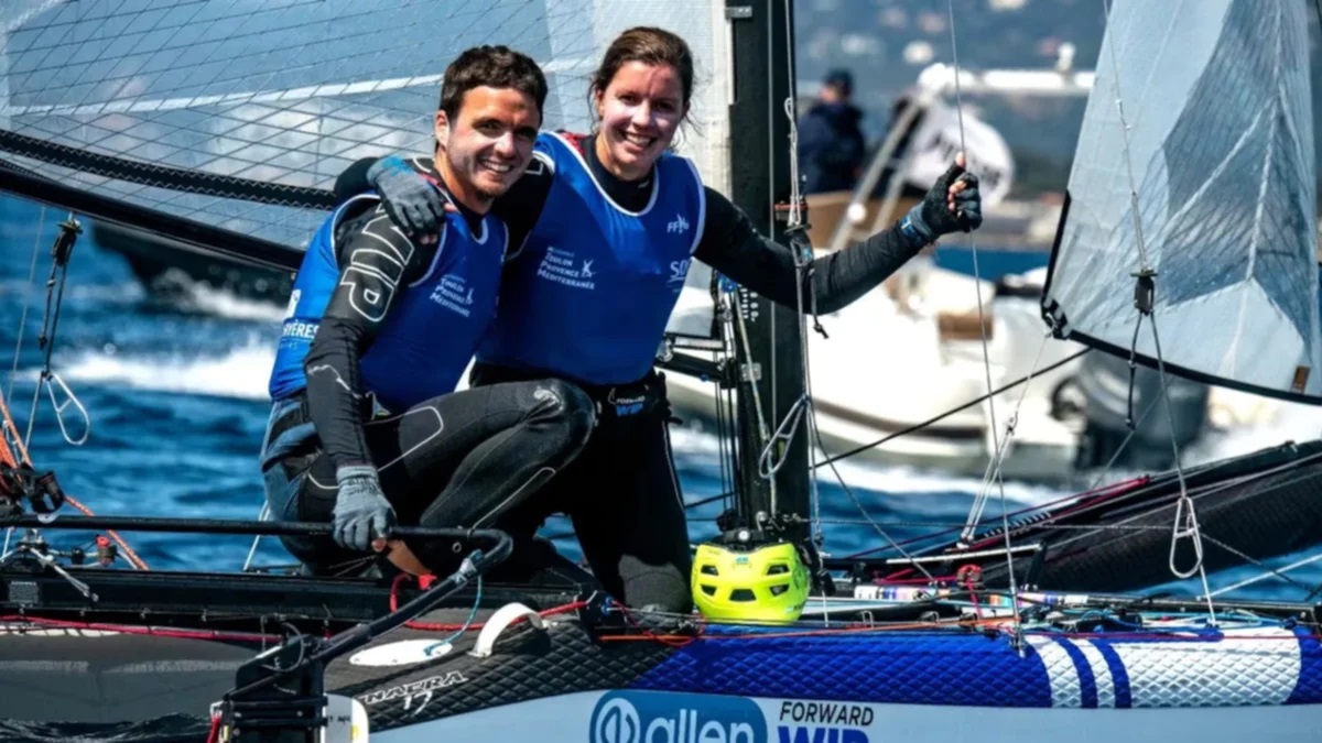 Majdalani y Bosco obtuvieron medalla de plata en vela
