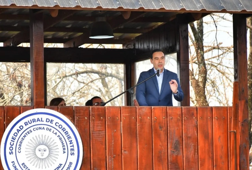 En la Exposición de la Sociedad Rural el Gobernador destacó el potencial agropecuario de Corrientes