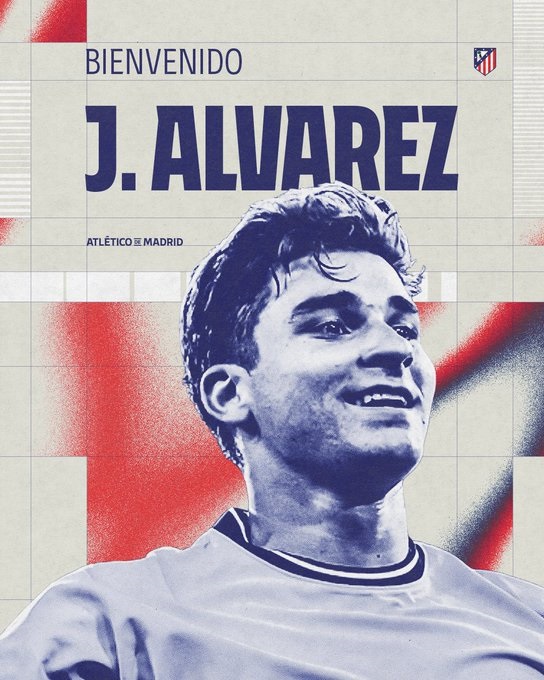 Atlético Madrid hizo oficial la llegada de Julián Álvarez