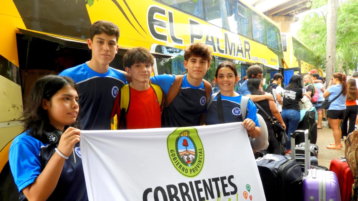 Deportistas correntinos partieron a Mar del Plata para participar de los Juegos Nacionales