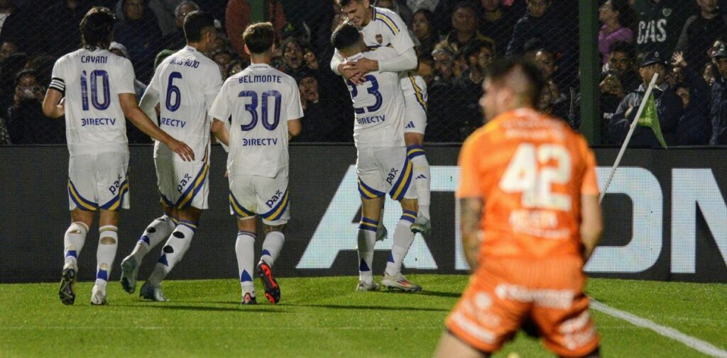 Zenón marcó un gol en el triunfo de Boca sobre Sarmiento