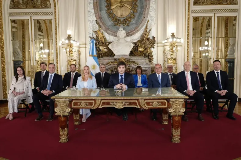 El Presidente hizo un balance de sus primeros 12 meses de administración con un discurso en cadena nacional