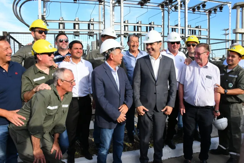 El Gobernador inauguró una Estación Transformadora con una inversión de $10 mil millones