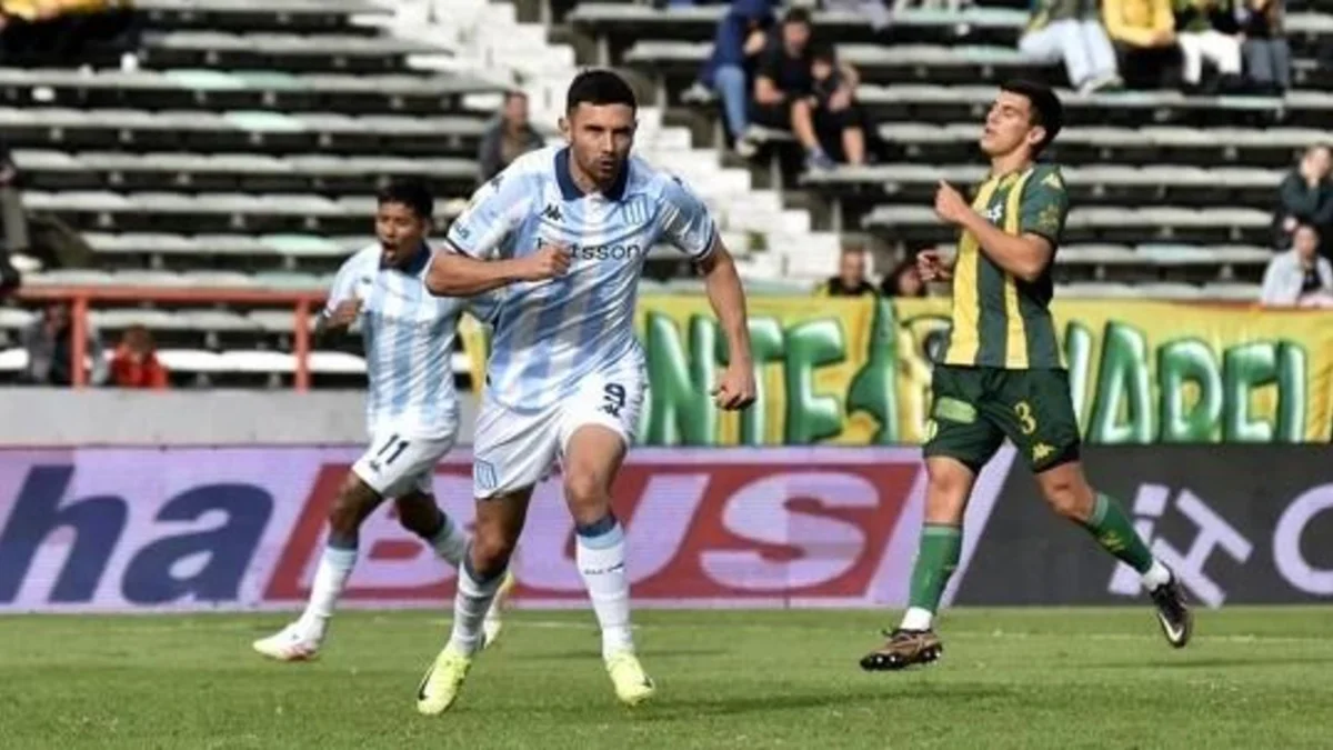 Racing le ganó a Aldosivi y se metió en los puestos de clasificación