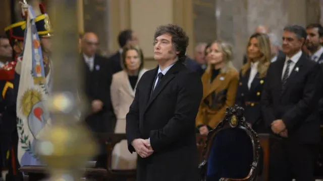 Milei negó el saludo a Jorge Macri y a Villarruel en la Iglesia