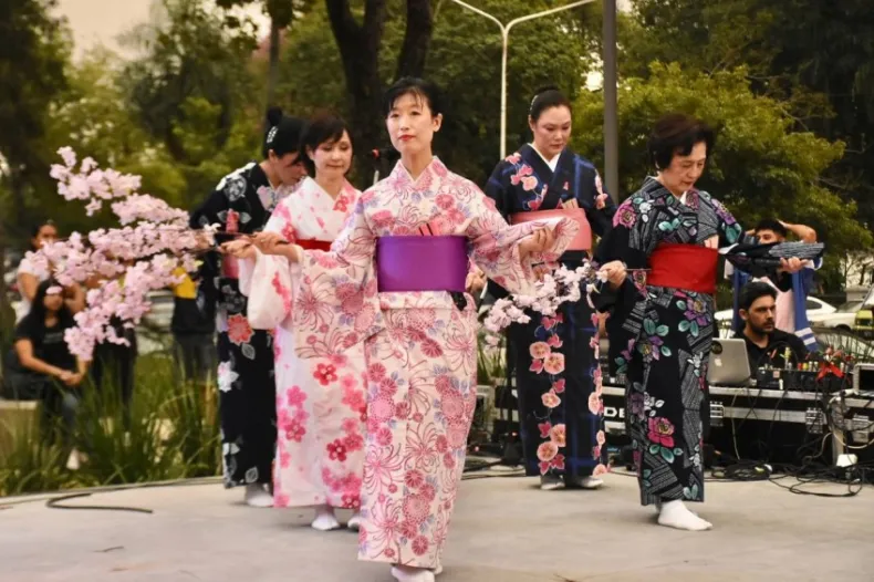 Multitudinaria participación en el Hanami Fest, la fiesta cultural japonesa