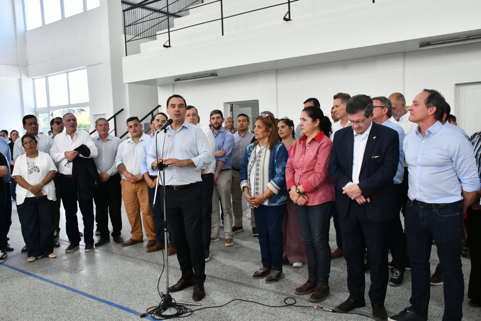 El Gobernador inauguró el Polideportivo Municipal de San Cosme
