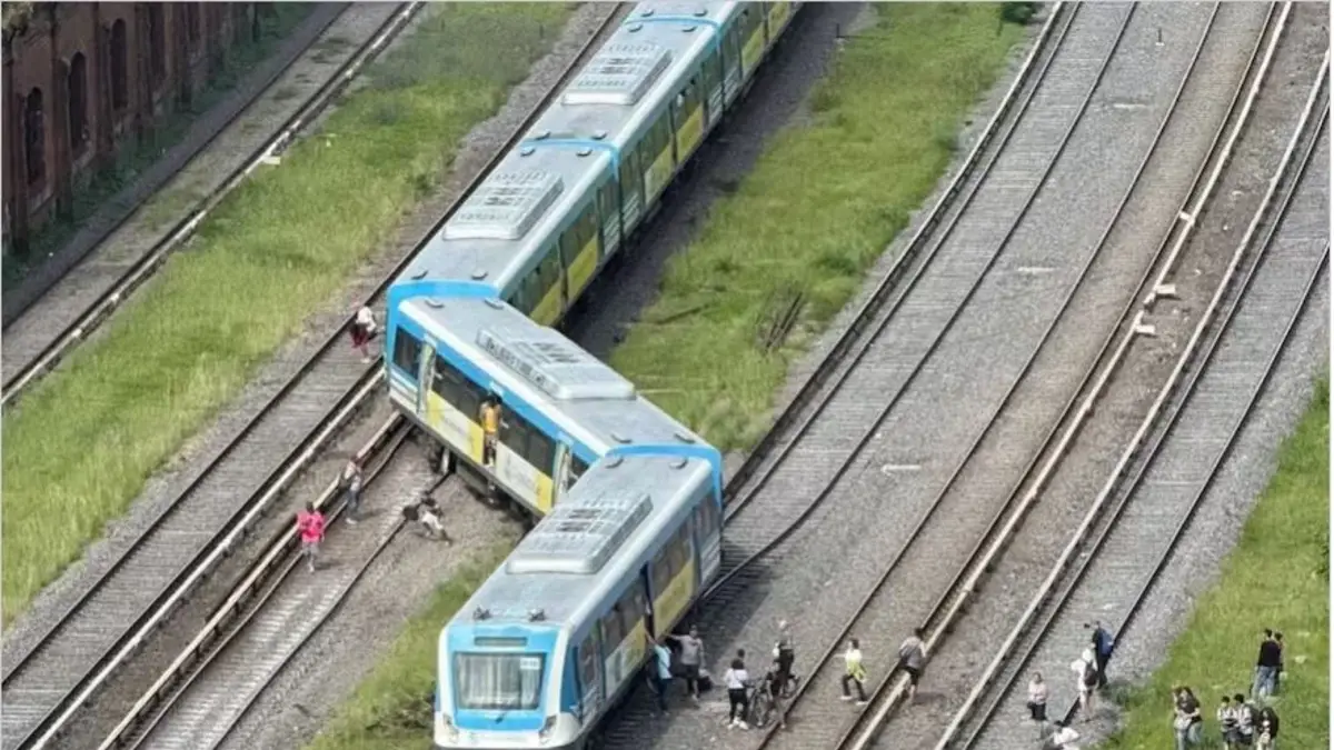 Descarriló una formación del Tren Sarmiento